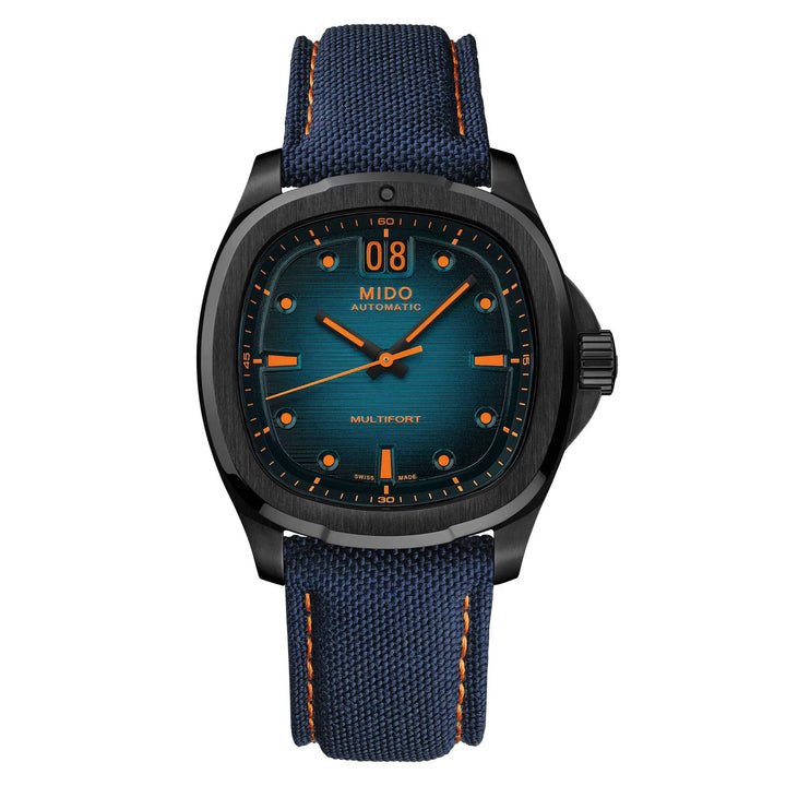 Orologio Uomo Mido Automatico Multifort TV Blu Nero M0495263704100