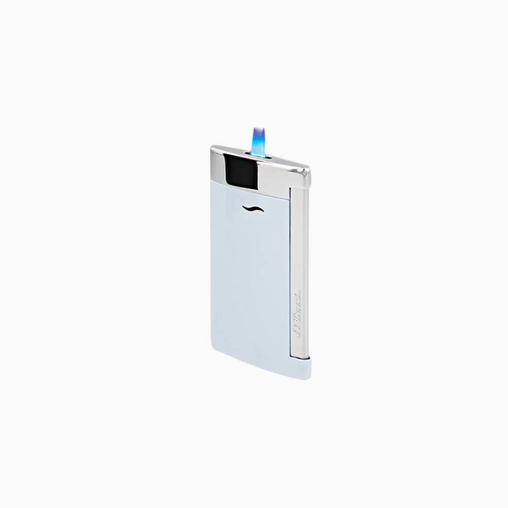 Accendino Uomo Dupont Celeste Acciaio Lucido 0027779