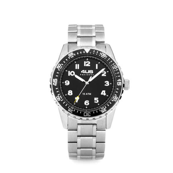 Orologio Uomo 4US Cesare Paciotti Nero Acciaio SUB T4ST458