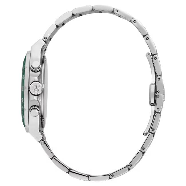 Orologio Uomo Maserati Sfida Verde Acciaio Quarzo Cronografo R8873640030