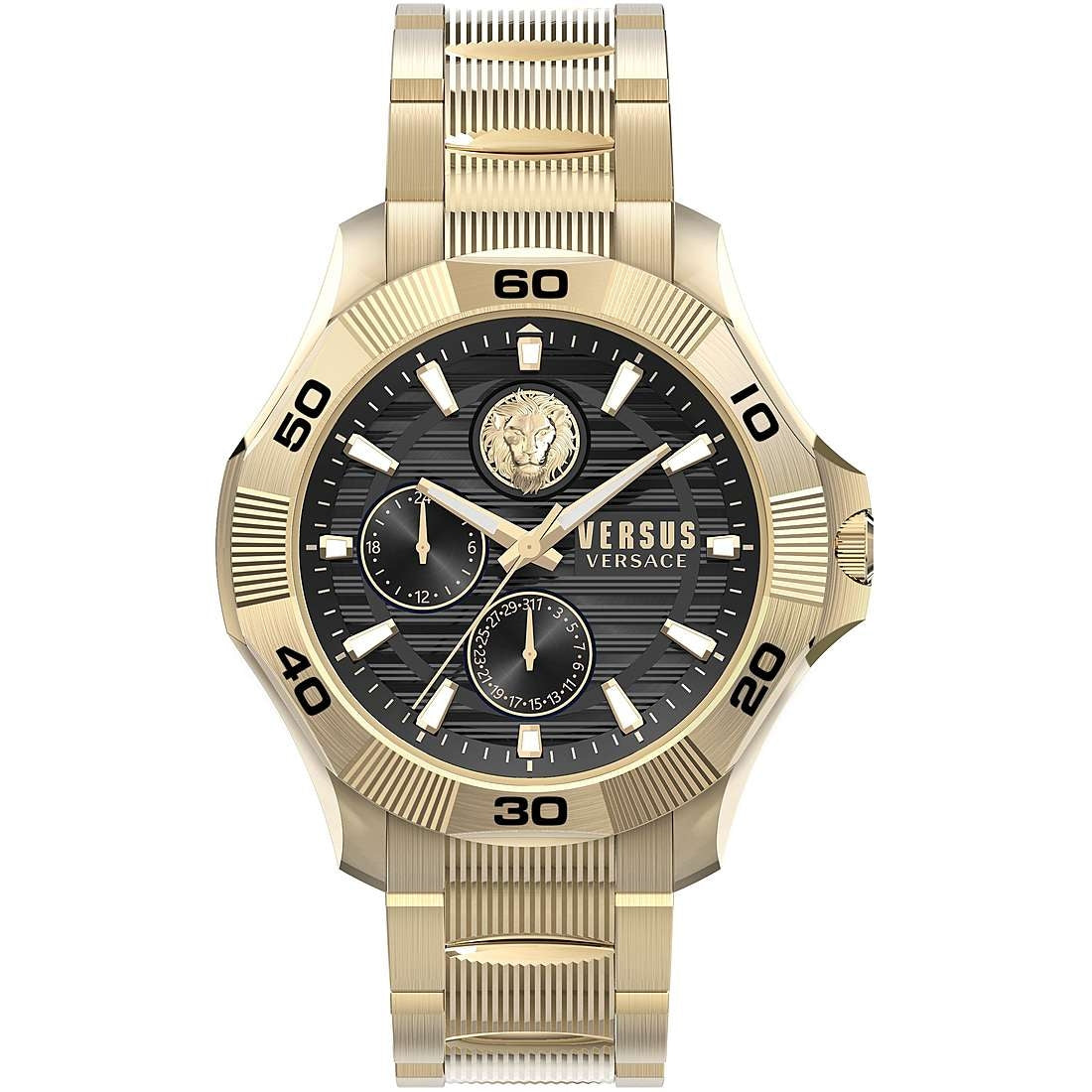Orologio Uomo acciaio Multifunzione Dorato VSPZT0621