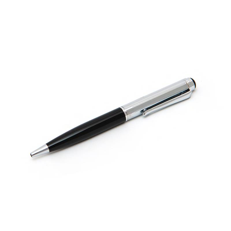 Penna A sfera Rosenthal Nera Argento 13,5 cm RS8553