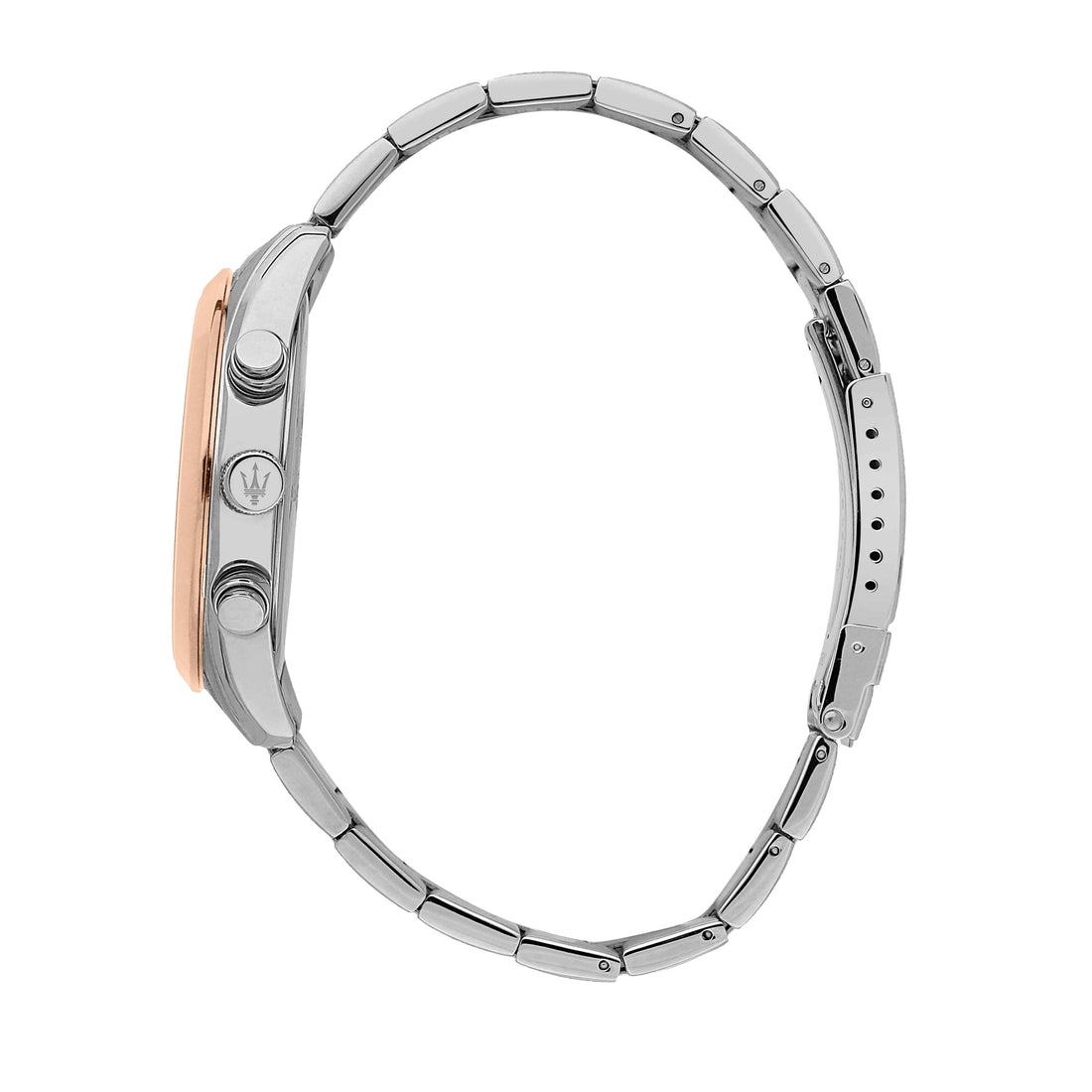 Orologio Uomo Maserati Set Box Bracciale Acciaio Rosè Quarzo Cronografo R8853151003