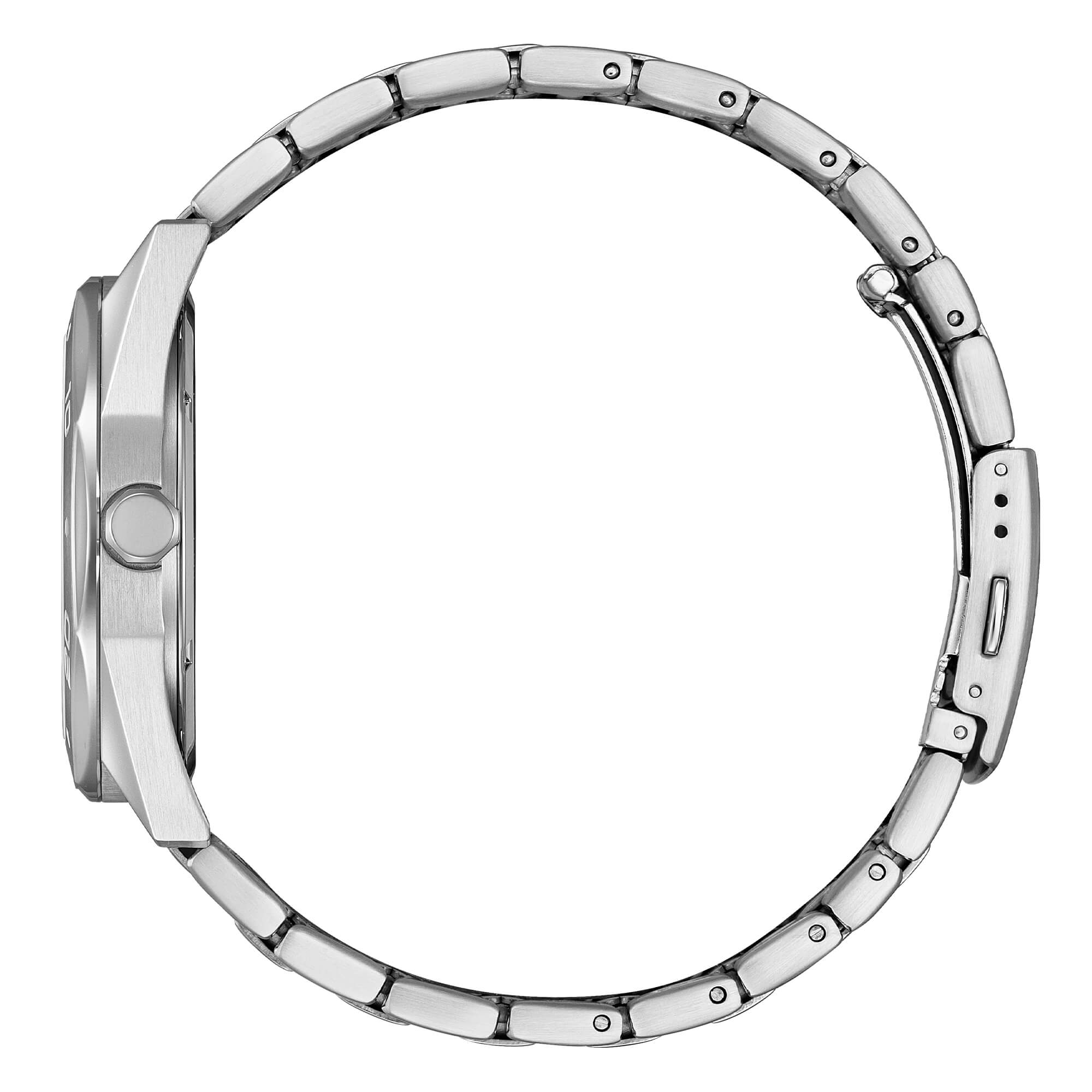 Orologio Uomo Citizen Nero Eco-Drive Solo Tempo Acciaio Data BM7631-52E