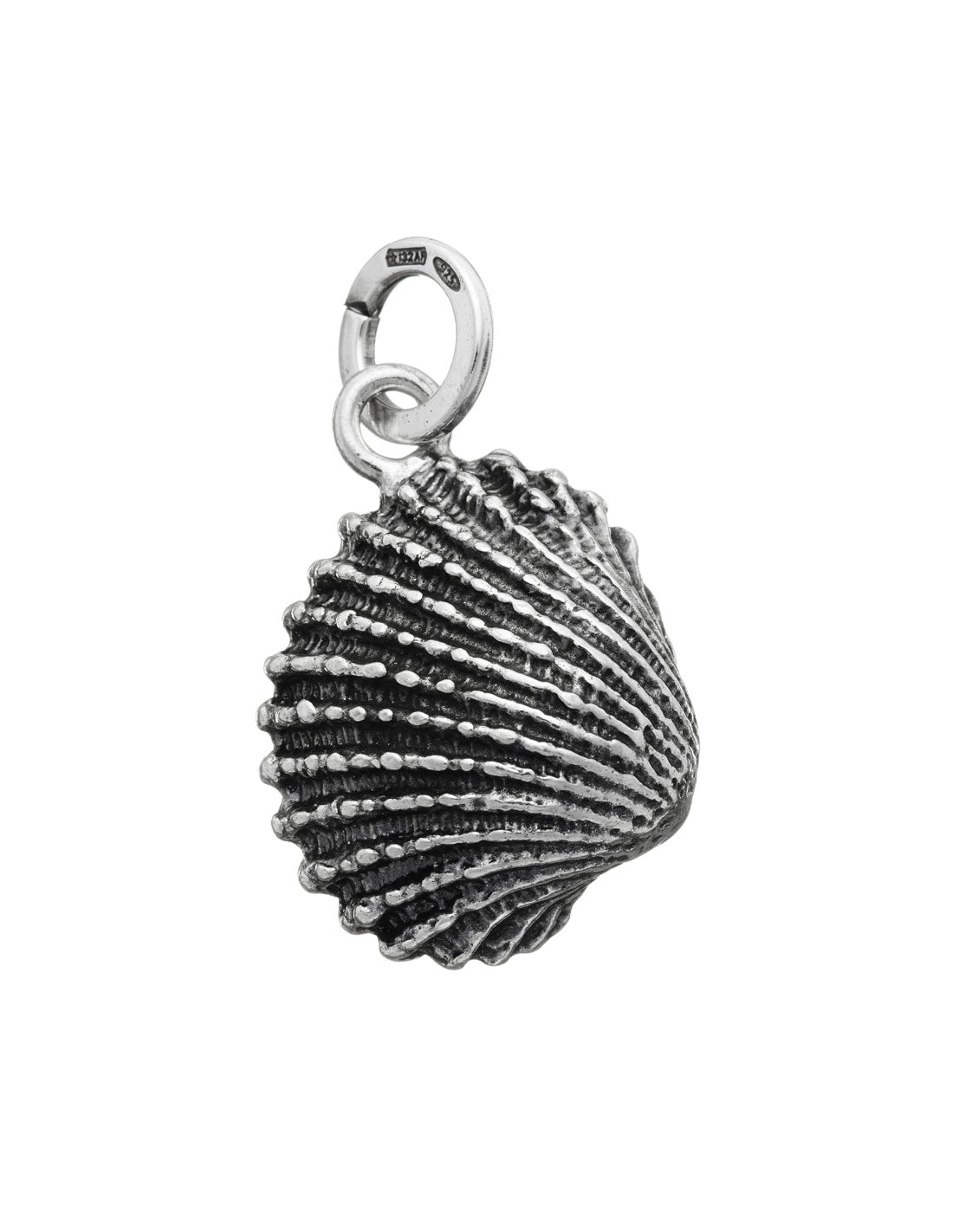 Charm Donna Giovanni Raspini Argento 925 Conchiglia Realizzato A Mano 06186