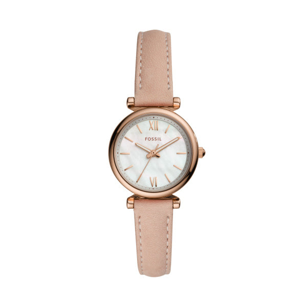 Orologio Donna Fossil Carlie Quarzo Solo Tempo Pelle Madreperla ES4699