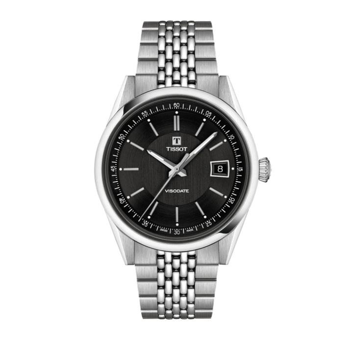 Orologio Uomo Tissot Acciaio Visodate Nero T1574071105100