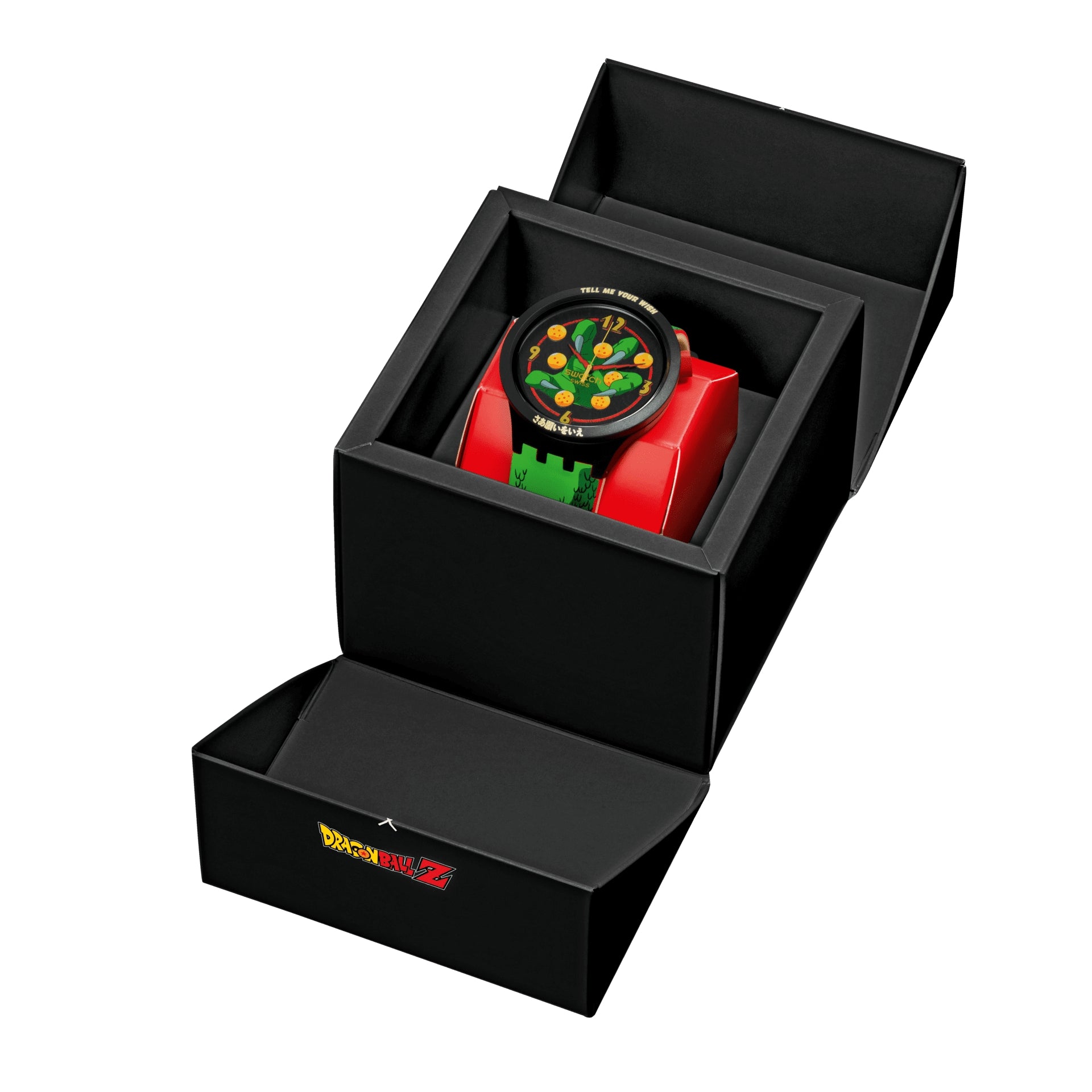 Orologio Uomo Swatch Bioceramica Dragonball Shenron Quarzo Solo Tempo SB01Z102