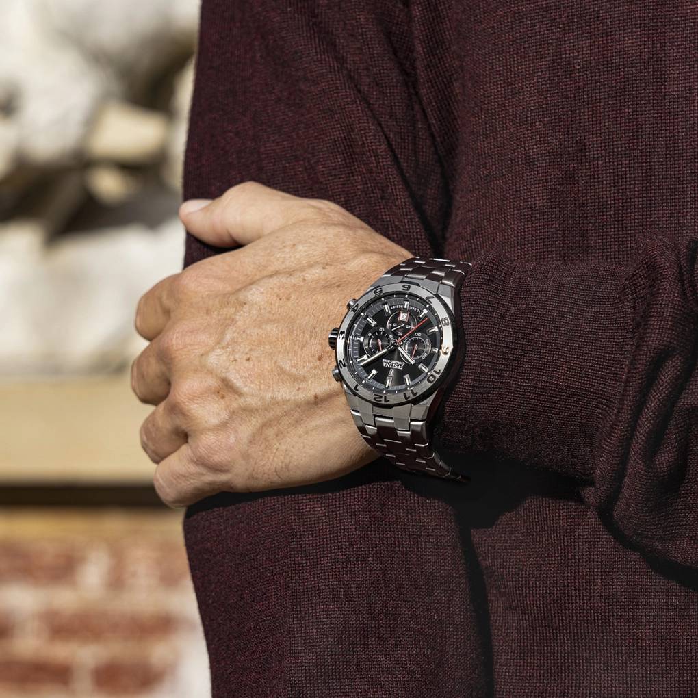 Orologio Uomo Festina Crono Bike Nero Acciaio 10 ATM F20670/1