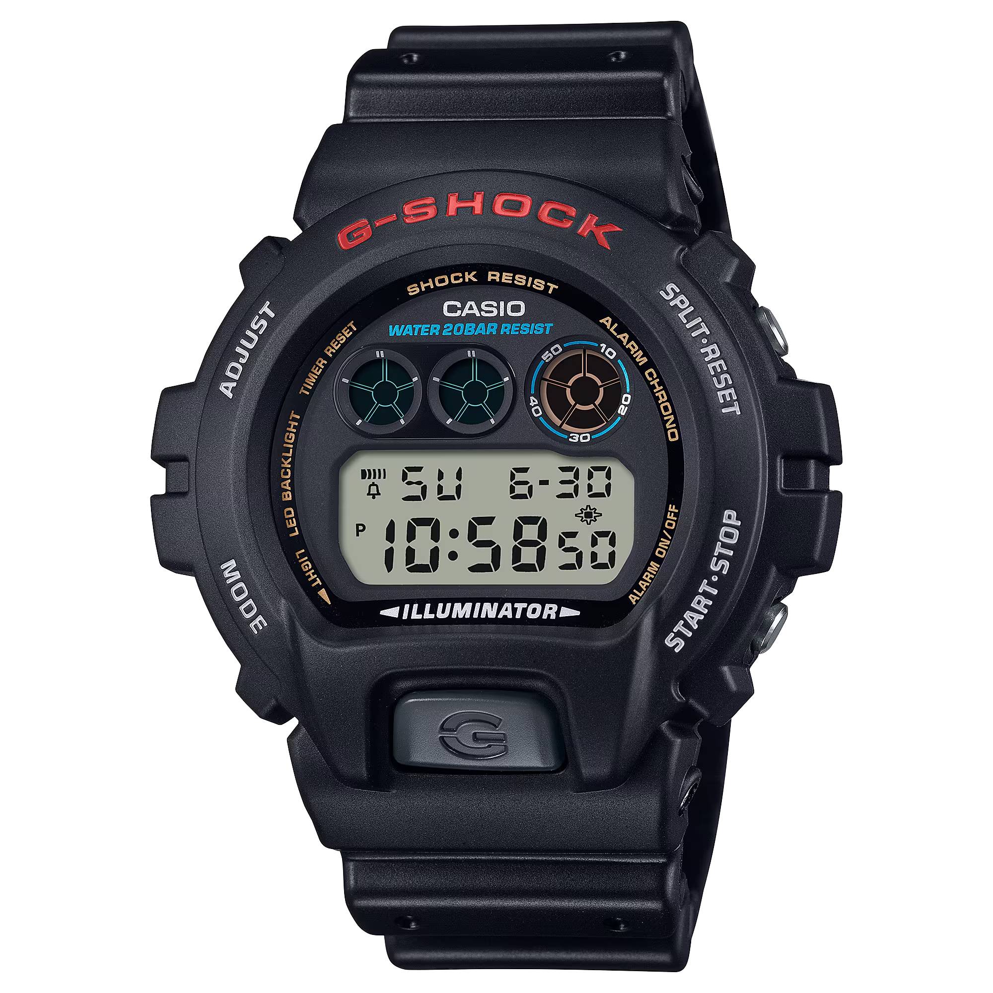 Orologio Uomo Casio G-SHOCK Quarzo Nero Multicolore DW-6900U-1ER