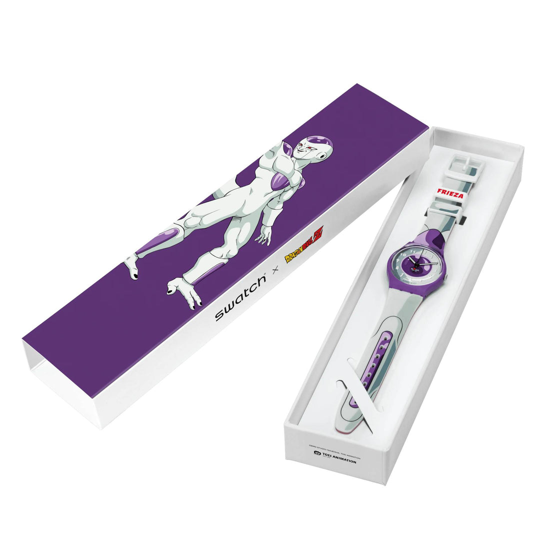 Orologio Uomo Swatch Quarzo Solo Tempo Frieza Dragonball GZ359