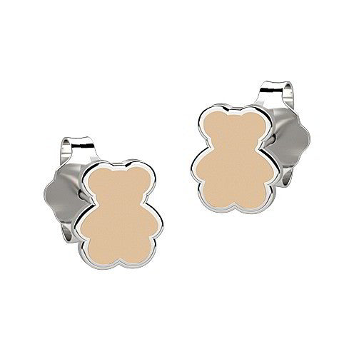 Orecchini Bambino Nanàn Argento 925 Orsetto Rosa NAN0080
