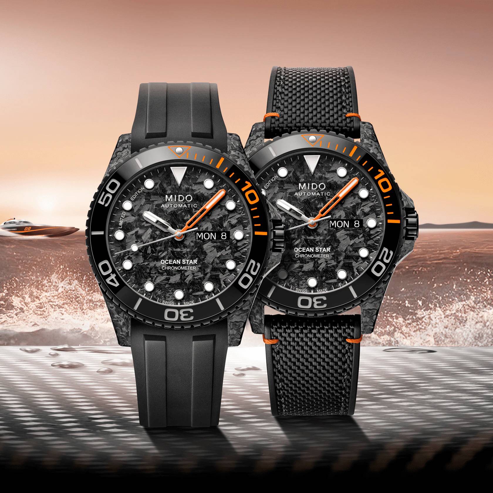 Orologio Uomo Mido Automatico Ocean Star 200C Carbon Edizione Limitata