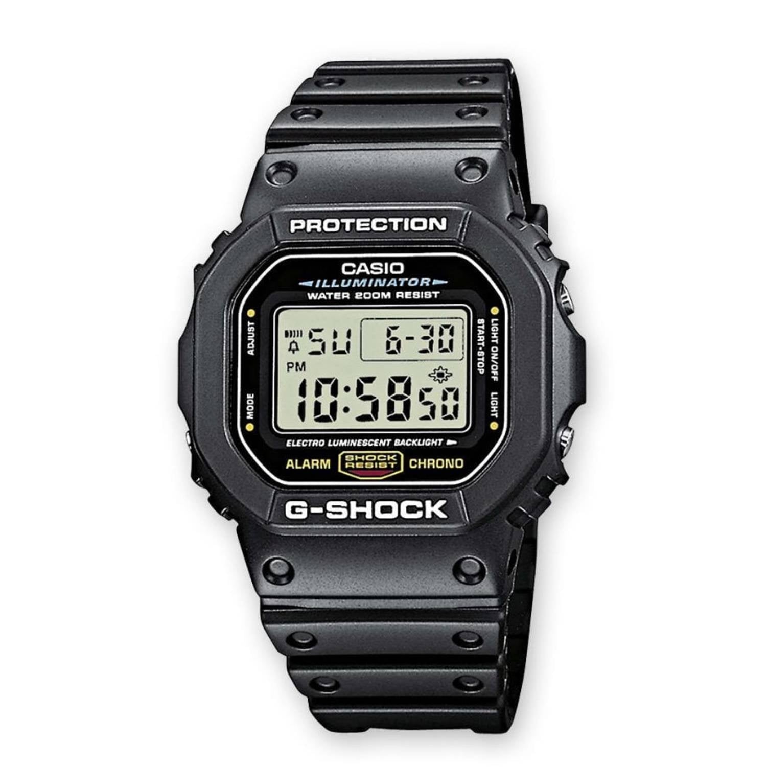 Orologio Uomo Casio G-SHOCK Quarzo Nero Digitale Cronografo DW-5600-1VER