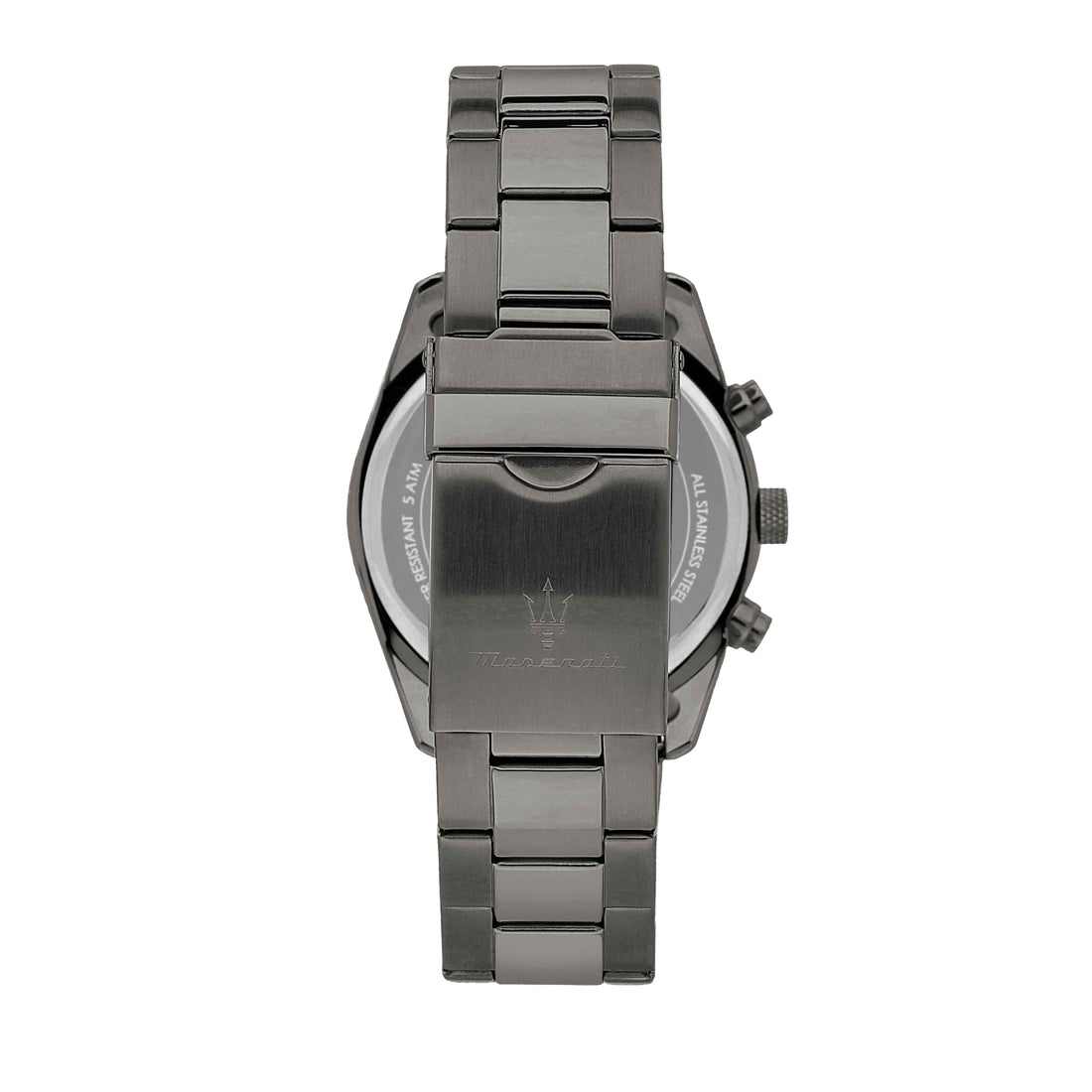Orologio Uomo Maserati Acciaio Nero Lucido Quarzo Cronografo Data Rosè R8853151001