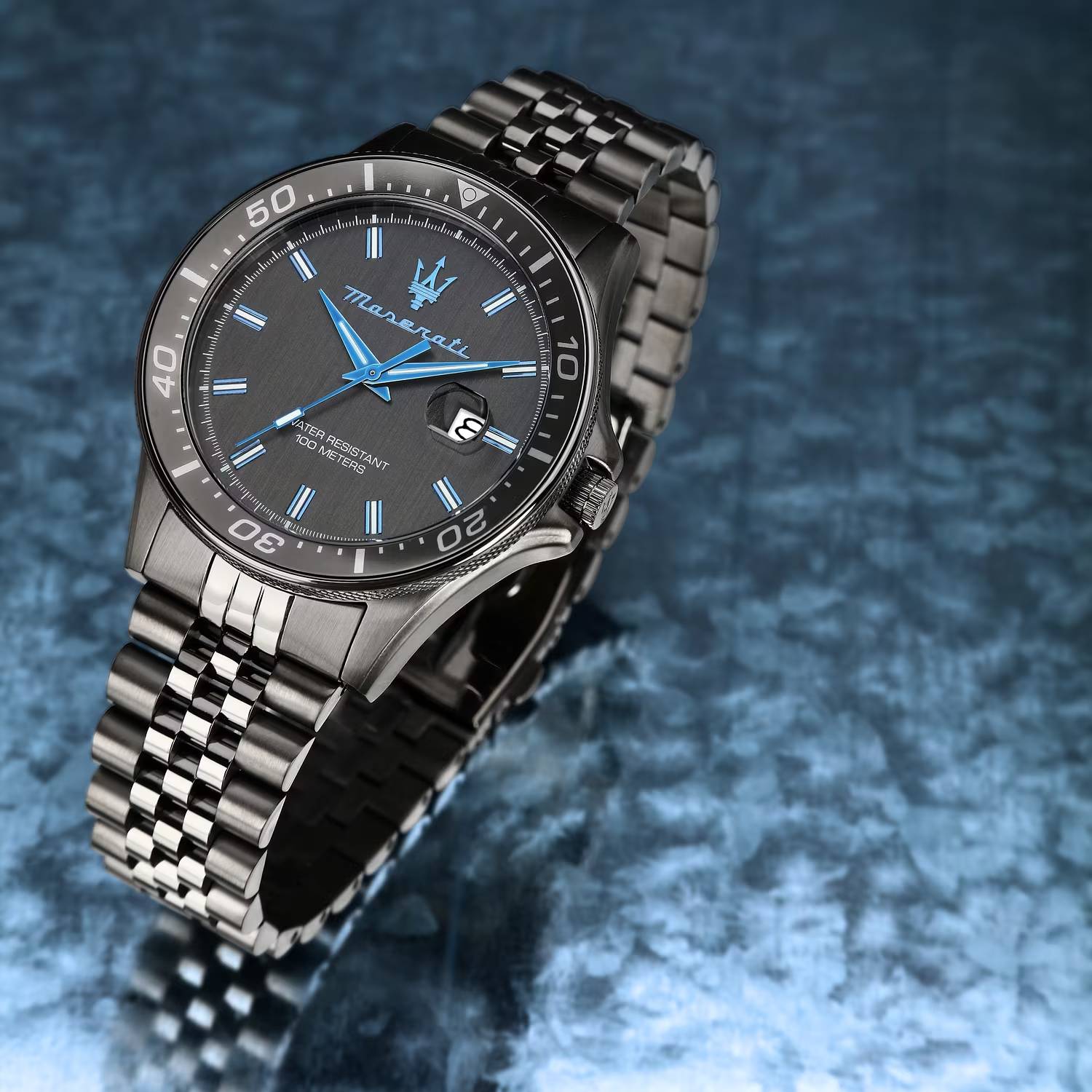 Orologio Uomo Maserati Dark Edition Acciaio Quarzo Nero Data R8853154003