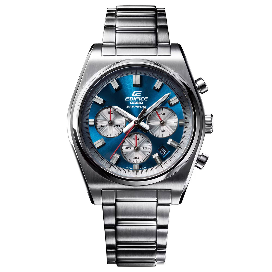 Orologio Uomo Casio Edifice Acciaio Cronografo Azzurro EFB-730D-2AVUEF