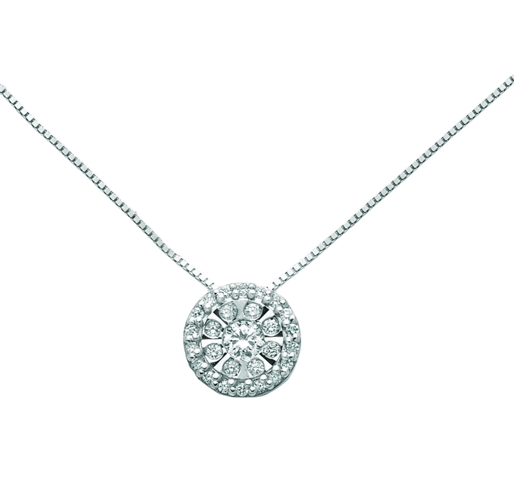 Collana Donna Miluna Punto Luce ORO 750 con  diamanti CLD4182