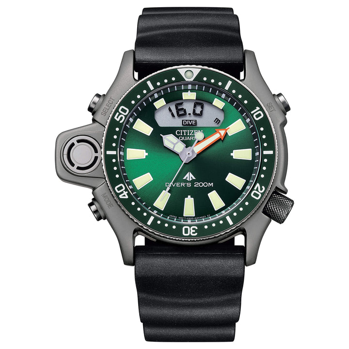 Orologio Uomo Citizen Promaster Eco Drive Verde Limited Edition JP2007-17X