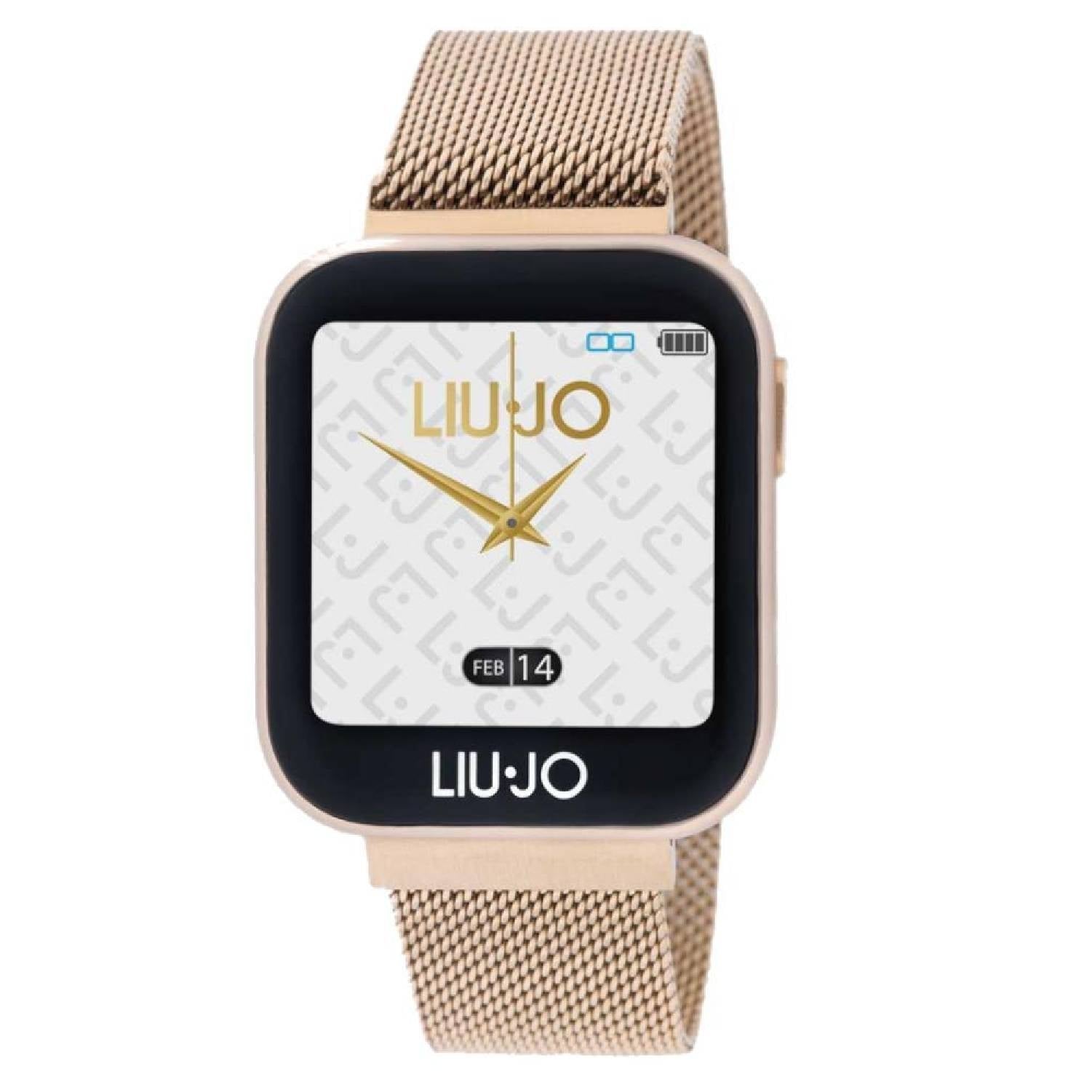 Orologio Donna Acciaio Liu Jo Smartwatch Touch Display Rosè Quarzo SWLJ002