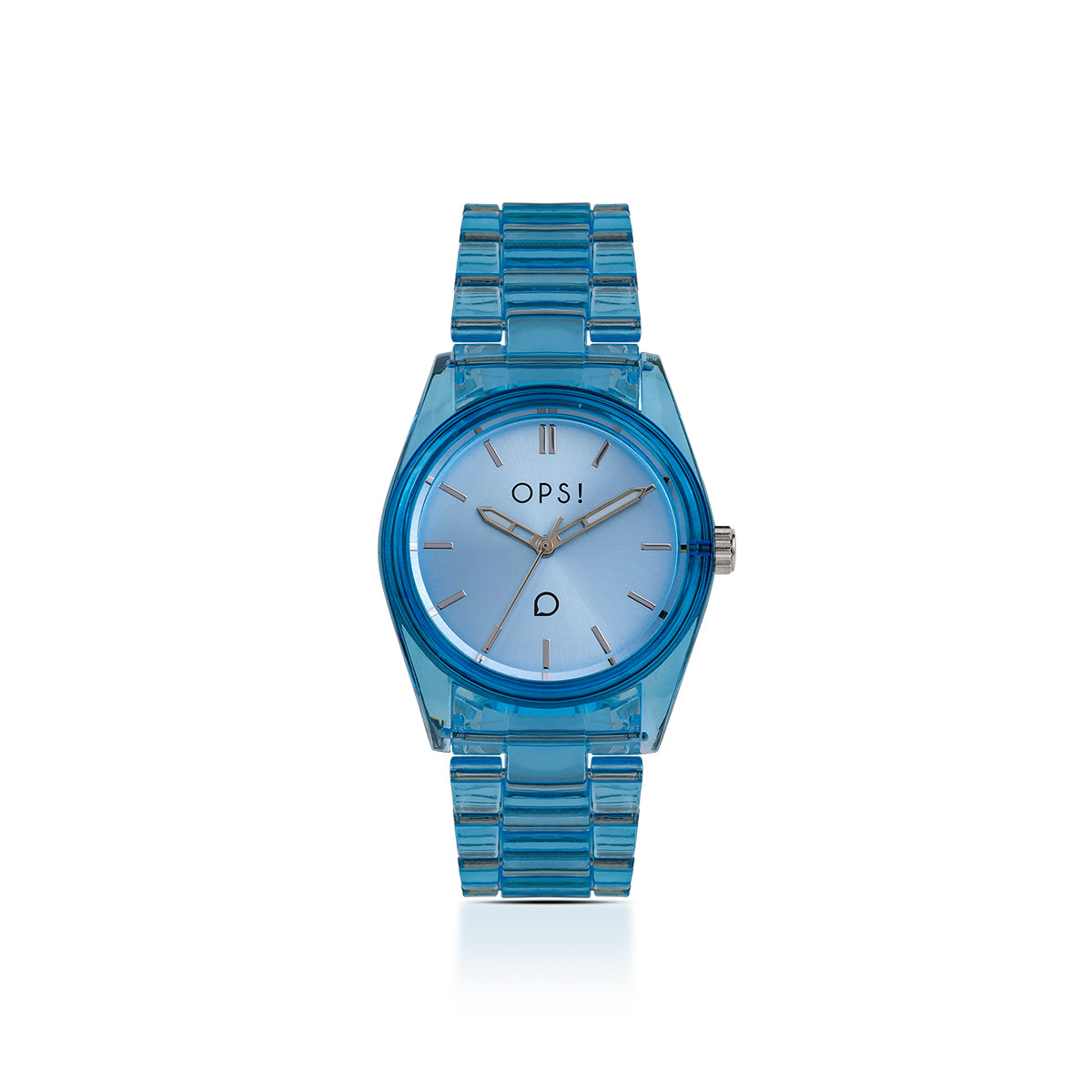 Orologio Uomo Ops Quarzo Plastica Azzurro OPSPW-1117-2450