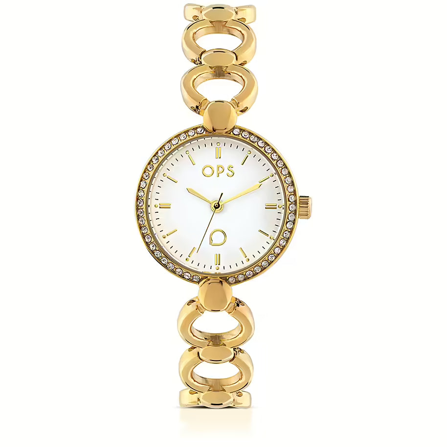 Orologio Donna Ops Acciaio Classic Chain Quarzo Solo Tempo OPSPW-967-3400