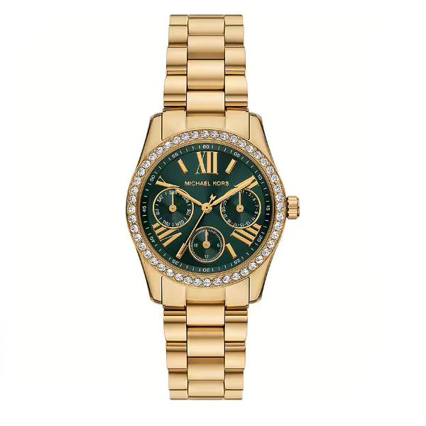 Orologio Donna Michael Kors Acciaio Dorato Quarzo Cronografo MK4924