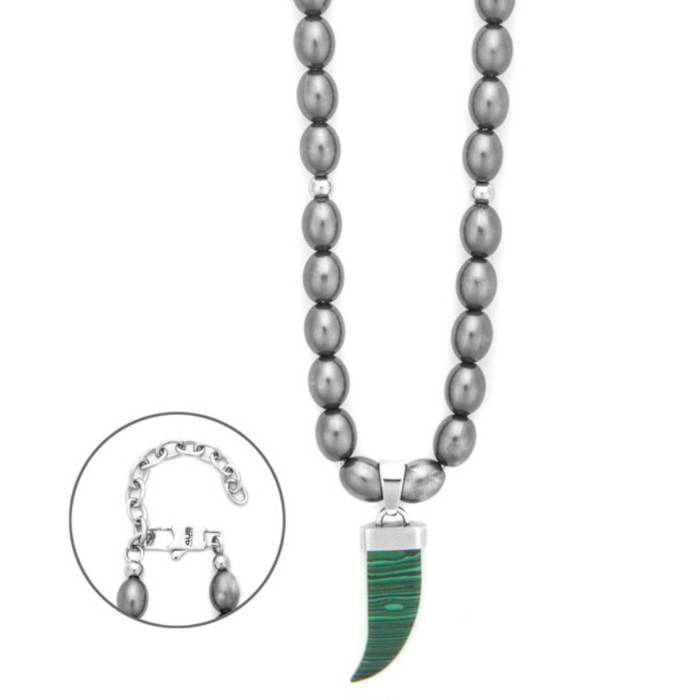 Collana Uomo 4US Cesare Paciotti Acciaio Corno 4UCL8489