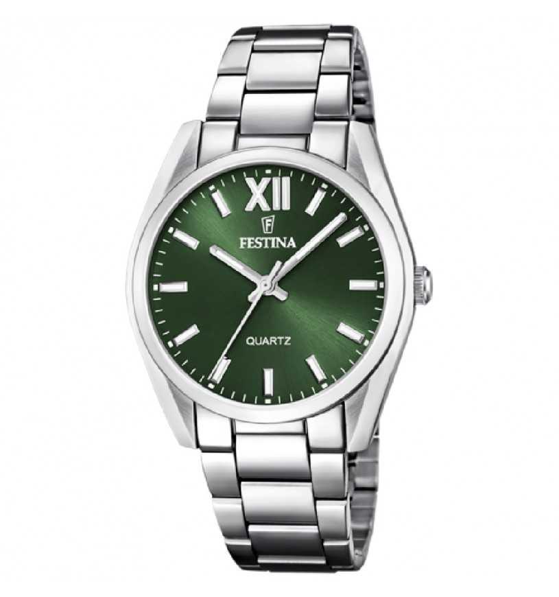 Orologio Unisex Festina Acciaio Quarzo Solo Tempo Verde F20622/4