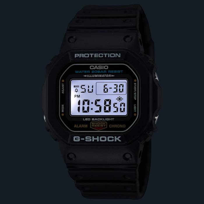 Orologio Uomo Casio G-SHOCK Quarzo Nero Digitale Cronografo DW-5600UE-1VER