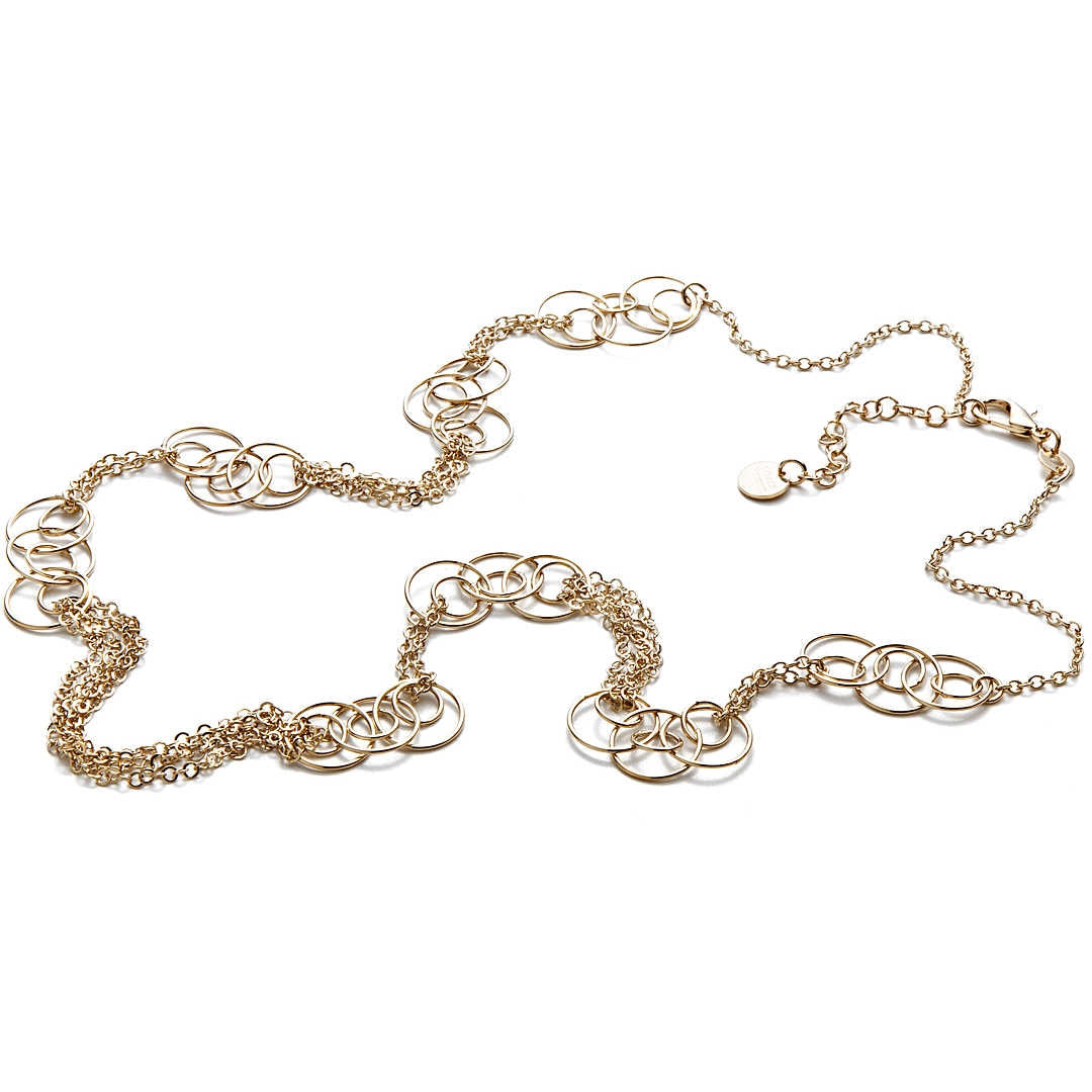 Collana Donna Acciaio 4US cesare paciotti Silver Juggler 4UCL3354W