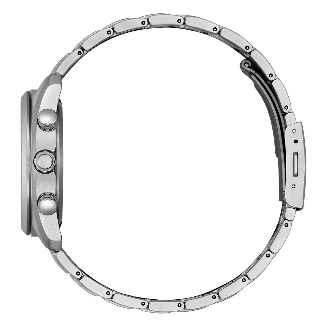 Orologio Uomo Citizen Nero Eco-Drive Cronografo Titanio Data AT2590-59E