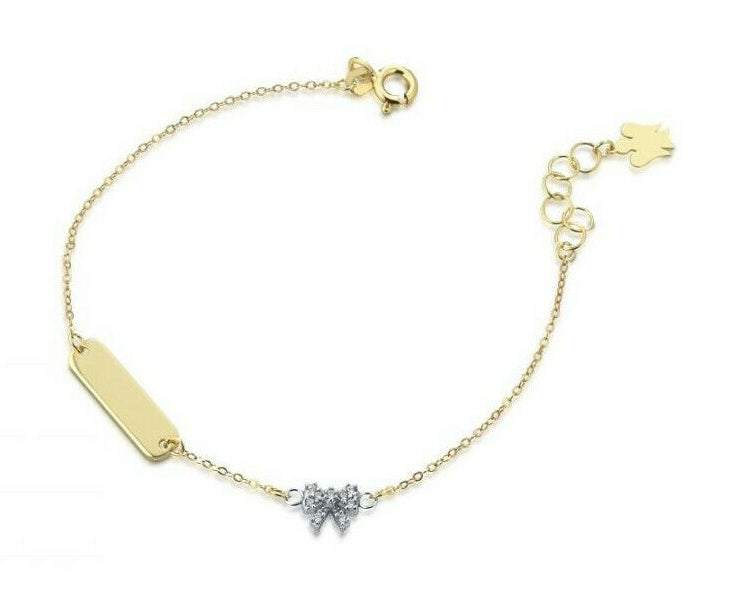 Bracciale Bimba Roberto Giannotti Oro 9 KT Fiocco NKT340