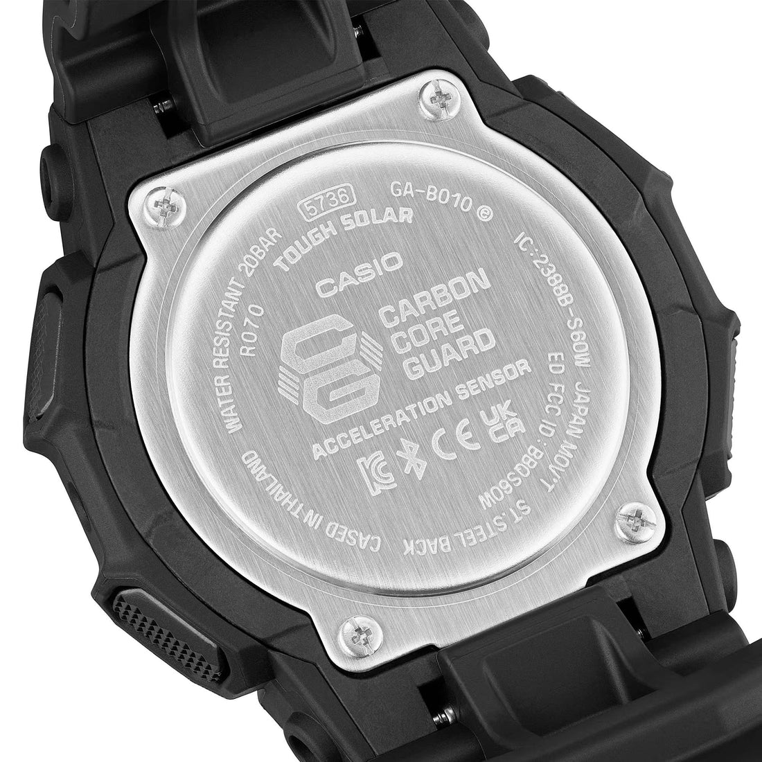 Orologio Uomo Casio G-SHOCK Carica Solare Bluetooth Nero GA-B010-1AER