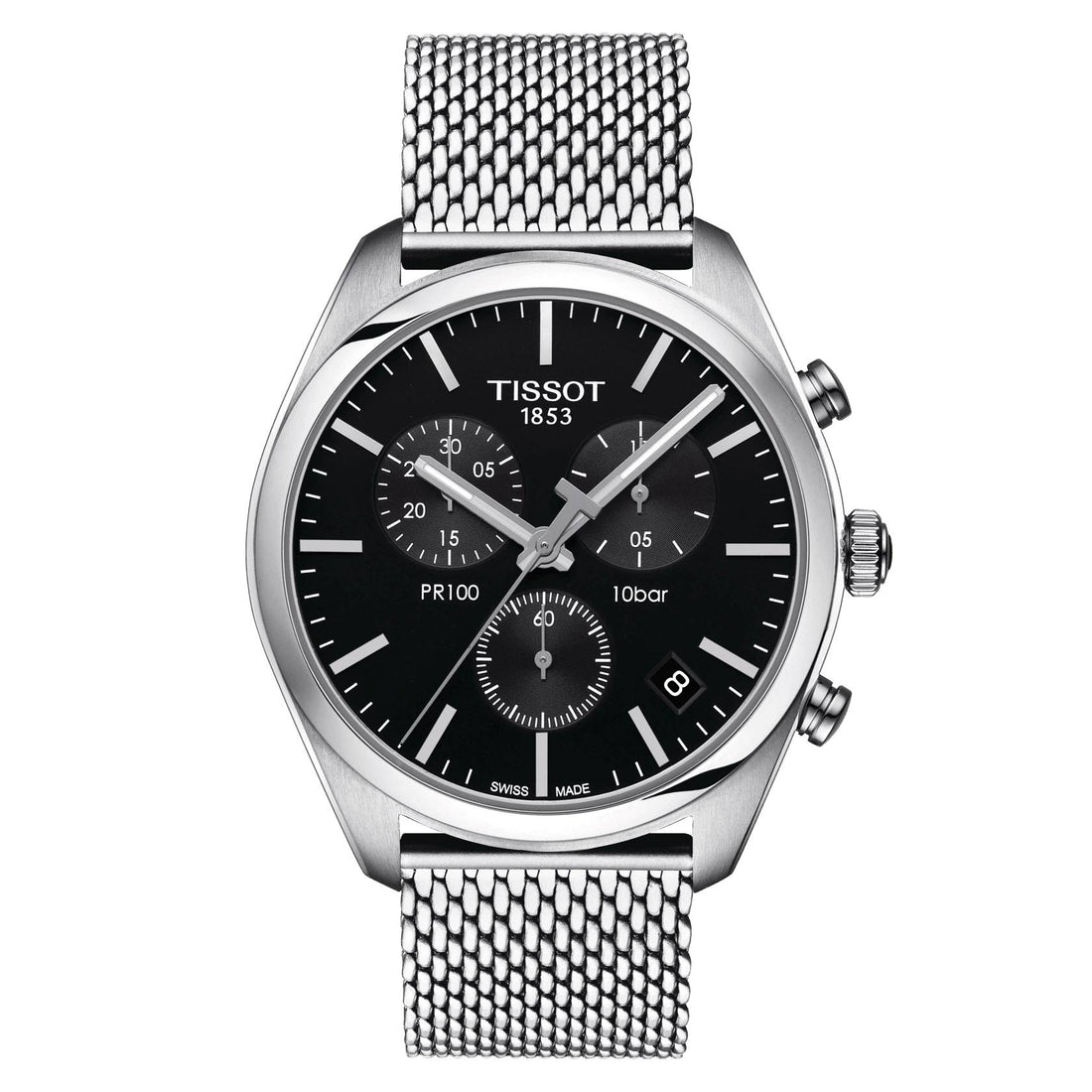 Orologio Uomo Tissot PR100 Cronografo acciaio T1014171105101