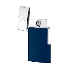 Accendino Uomo Dupont blu slim elettrica 027008E