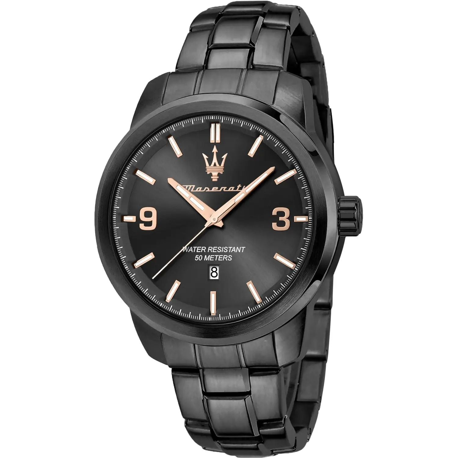 Orologio Uomo Acciaio Nero Maserati Quarzo Solo Tempo R8853121008
