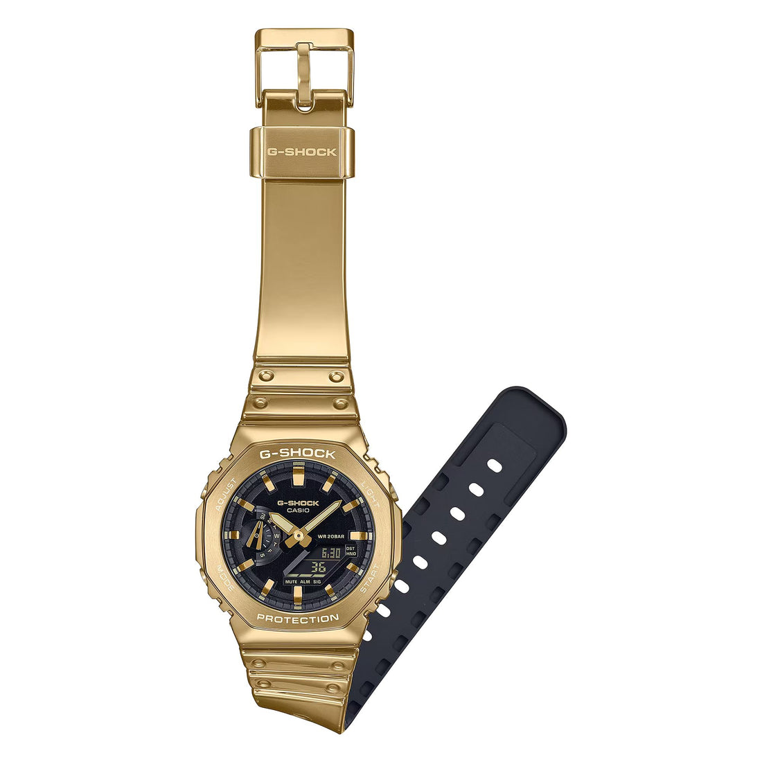 Orologio Uomo Casio G-SHOCK Resina Flex Dorata Oro GM-2100YMG-9AER