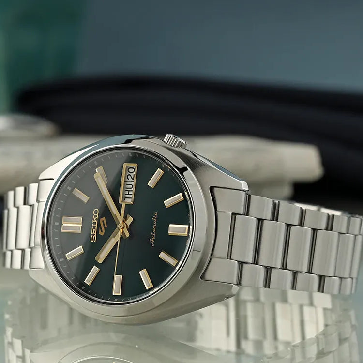 Orologio Uomo Seiko 5 Automatico Blu Riedizione Anni 70 SRPL57K1