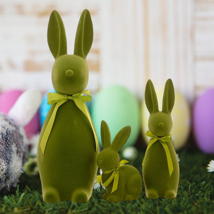 Coniglio Vetur Medio Verde 30 cm 9727431