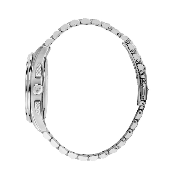 Orologio Uomo Maserati Sorpasso Acciaio Satinato Quarzo Verde Crono Data R8873624006