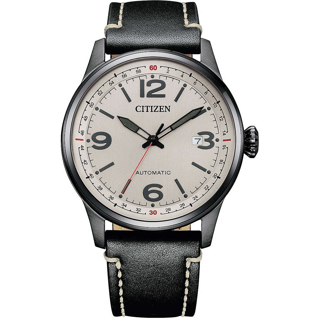 Orologio Uomo Acciaio CITIZEN 41mm Automatico Solo Tempo data NJ0167-11A