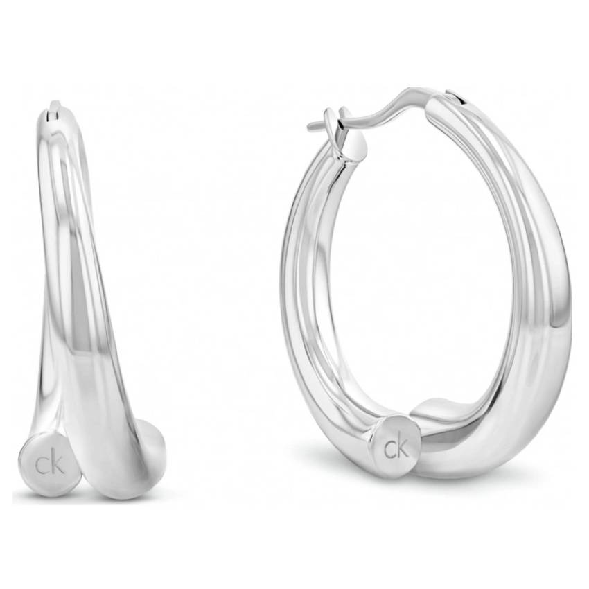 Orecchini Donna Calvin Klein Spirale Argento Silver 35000768