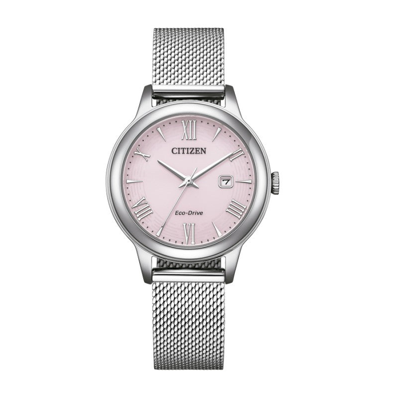 Orologio Donna Citizen Eco-Drive Rosa Solo Tempo Acciaio EW2621-75X