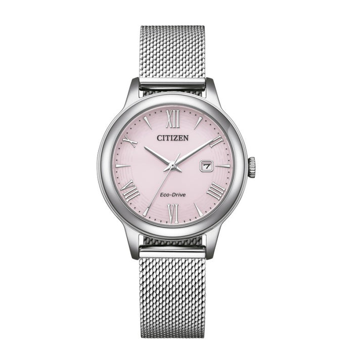 Orologio Donna Citizen Eco-Drive Rosa Solo Tempo Acciaio EW2621-75X