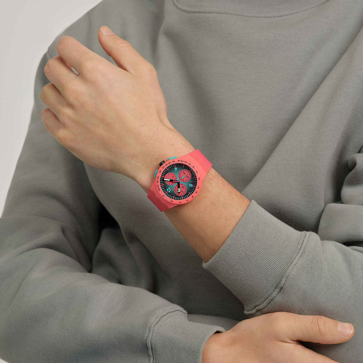 Orologio Unisex Swatch PARADISO KINETIKO Quarzo Cronografo Data SUSP100