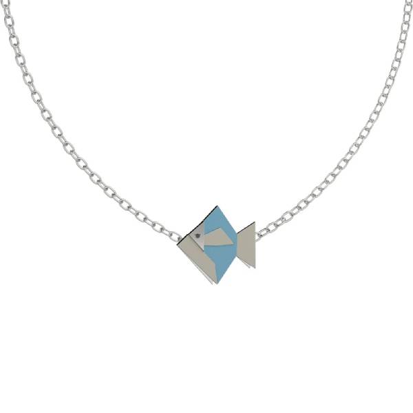 Collana Bambino Nanàn Argento 925 Origami Pesciolino NAN0739