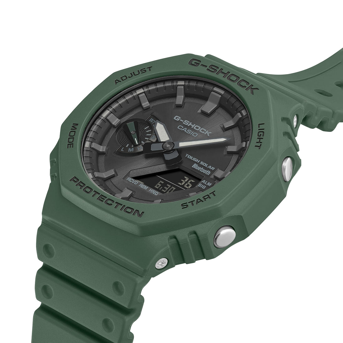 Orologio Uomo G-shock Casio Gomma Verde Carica Solare GA-B2100-3AER