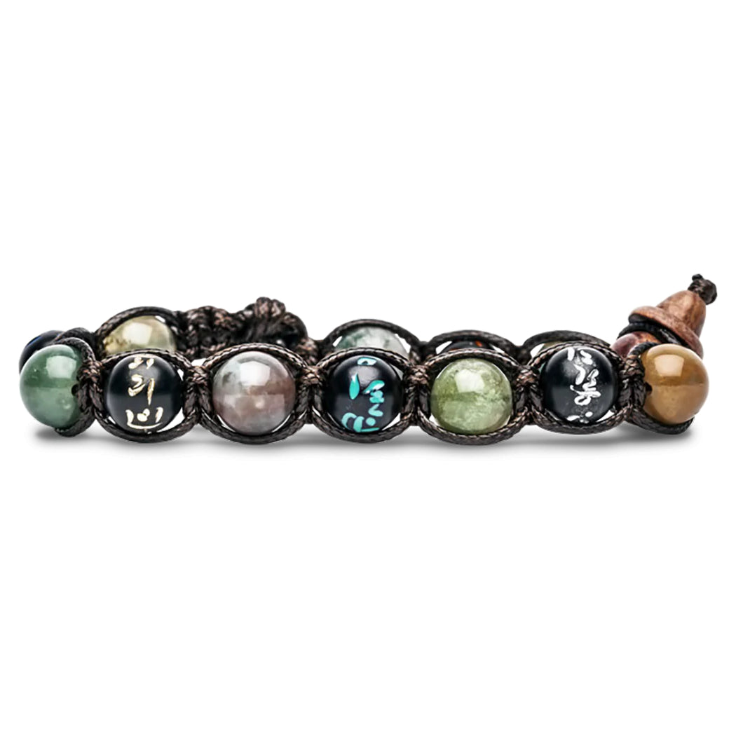Bracciale Unisex Tamashii Pietra Agata Muschiata Cinque Elementi BHS200-17
