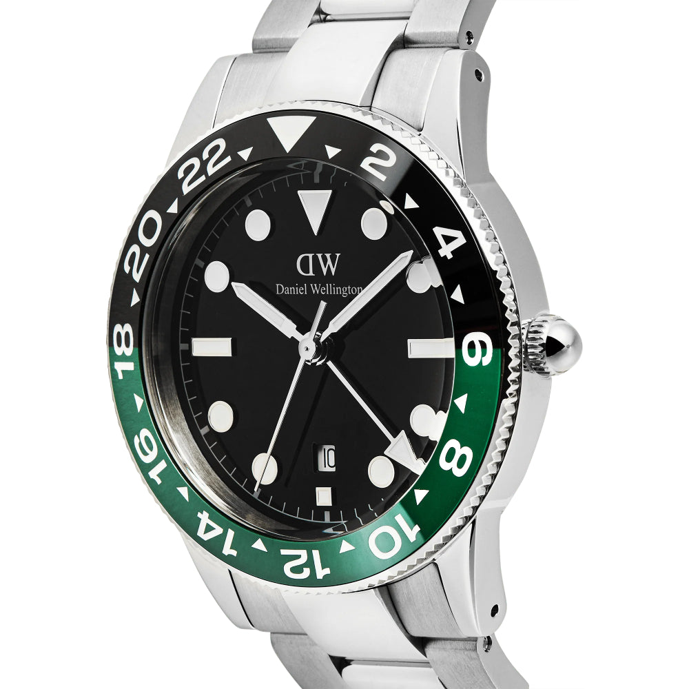 Orologio Uomo Daniel Wellington Iconic Link Green Ceramic DW00100920